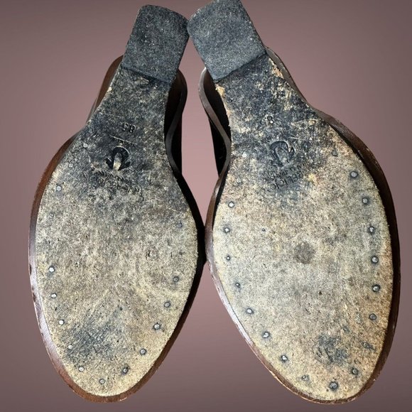 True Religion|Womens|Wedge Heels Shoes|Size 8.5|Black|100% Leather|Platform - Picture 5 of 15